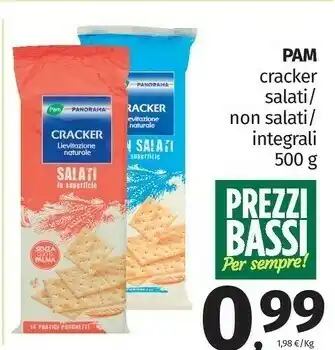 Pam Pam & Panorama - Crackers Salati 500 G(ml) offerta