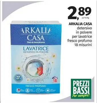 Pam Arkalia Casa Detersivo In Polvere Per Lavatrice Fresco Profumo 18 Misurini offerta