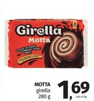 Pam Motta Girella 280 G(ml) offerta