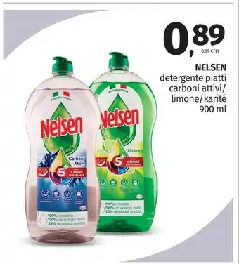 Pam Nelsen Detergente Piatti Carboni Attivi / Limone / Karite offerta