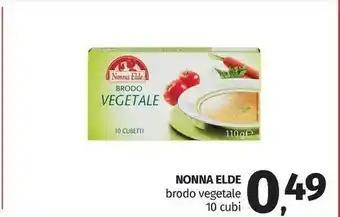Pam Nonna elde Brodo Vegetale 10 Cubi offerta