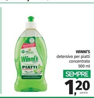 Winni's Detersivo Per Piatti Concentrato