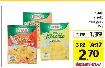Pam Star I Risotti Milanese 175 G(ml) offerta
