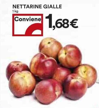 Coop NETTARINE GIALLE 1 kg offerta