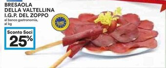 Coop BRESAOLA DELLA VALTELLINA I.G.P. DEL ZOPPO offerta