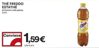 Coop THÉ FREDDO ESTATHÉ al limone o alla pesca, 1,5 It offerta