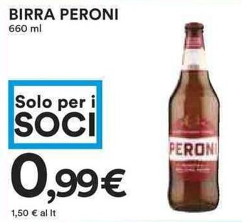 Coop BIRRA PERONI 660 ml offerta