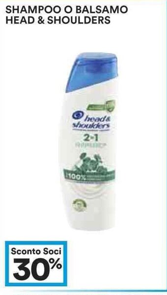 Coop SHAMPOO O BALSAMO HEAD & SHOULDERS offerta
