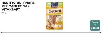 Coop BASTONCINI SNACK PER CANI BONAS VITAKRAFT 80 g offerta
