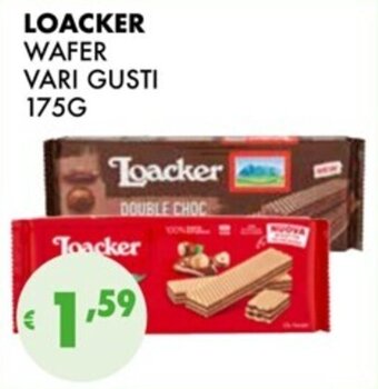 Eté LOACKER WAFER VARI GUSTI 175G offerta