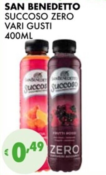 Eté SAN BENEDETTO SUCCOSO ZERO VARI GUSTI 400ML offerta
