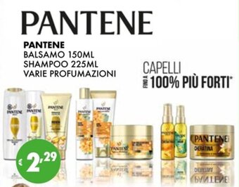 Eté PANTENE BALSAMO 150ML SHAMPOO 225ML VARIE PROFUMAZIONI offerta