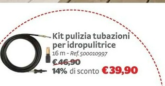 Bricocenter Kit Pulizia Tubazioni Per Idropulitrice offerta