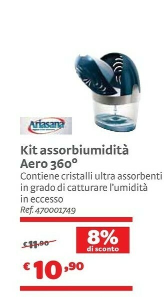 Ariasana Kit Assorbiumidità Aero 360