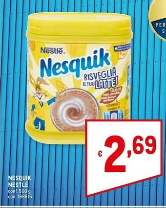 Metro Nestlè Nesquik offerta