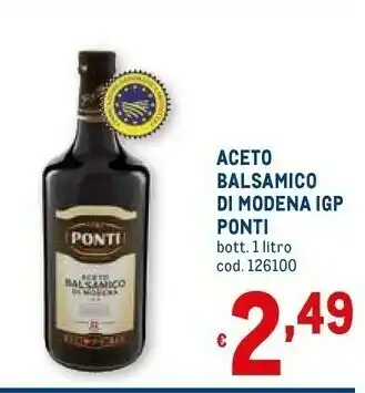 Metro Ponti Aceto Balsamico Di Modena IGP offerta