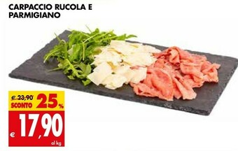 Tigros Carpaccio Rucola E Parmigiano offerta