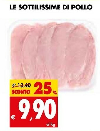 Tigros Le Sottilissime Di Pollo offerta