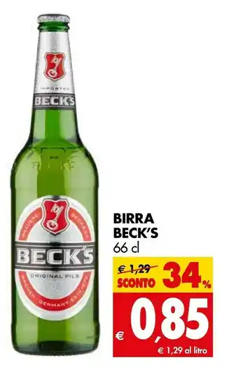Tigros Beck's - Beck's 660 G(ml) offerta