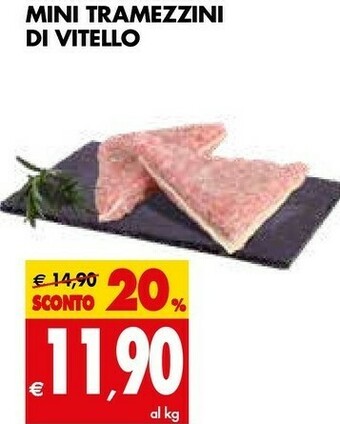 Tigros Mini Tramezzini Di Vitello offerta