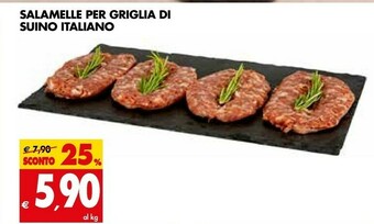 Tigros Salamelle Per Griglia Di Suino Italiano offerta