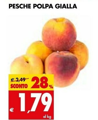 Tigros Pesche Polpa Gialla offerta