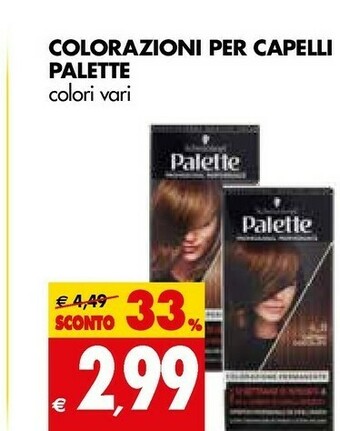 Palette Colorazioni Per Capelli