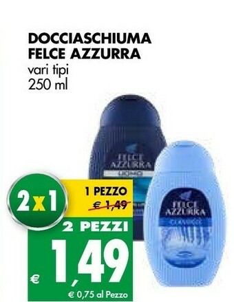 Tigros Felce Azzurra Docciaschiuma offerta