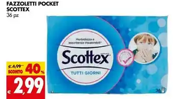 Tigros Scottex Fazzoletti Pocket offerta