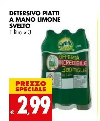 Tigros Svelto Detersivo Piatti A Mano Limone offerta