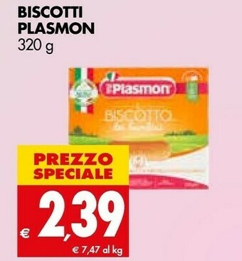 Tigros Plasmon Biscotti offerta