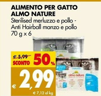 Tigros Almo Nature Alimento Per Gatto offerta