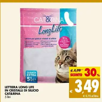 Tigros Cat & Rina Lettiera Long Life In Cristalli Di Silicio offerta