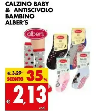 Tigros Alber's Calzino Baby & Antiscivolo Bambino offerta