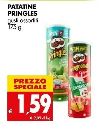 Tigros Pringles Patatine 175 G offerta