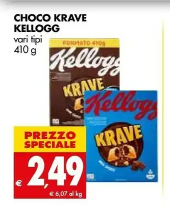 Tigros Kellogg's - Krave Dark Choco 410 G(ml) offerta