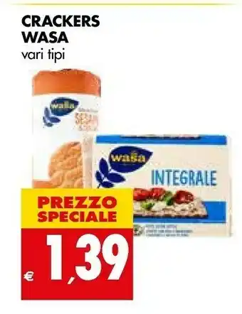 Tigros Wasa Crackers offerta