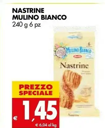 Tigros Mulino Bianco Nastrine 240 G(ml) offerta
