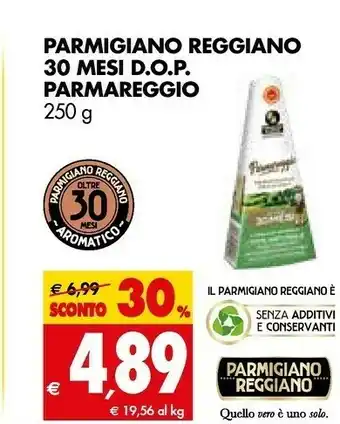 Tigros Parmareggio Parmigiano Reggiano 30 Mesi offerta