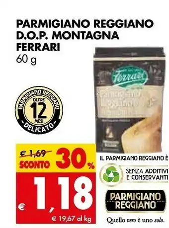 Tigros Ferrari Parmigiano Reggiano Dop Montagna offerta