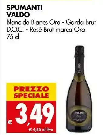 Tigros Valdo Spumante Blanc De Blanc Oro offerta