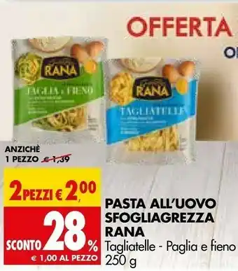 Tigros Rana Tagliatelle 250 G(ml) offerta