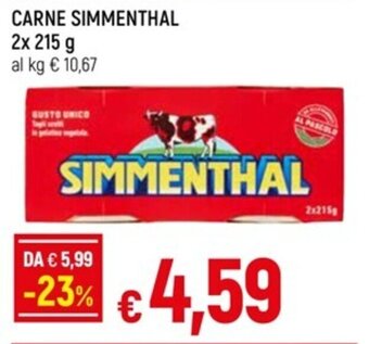 IperFamila CARNE SIMMENTHAL 2x 215 g offerta