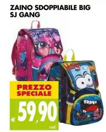 LaFeltrinelli Sdoppiabile Big Seven SJ Girl Rosa Zaino