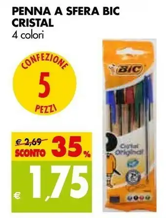 Tigros Bic Cristal Penna A Sfera offerta