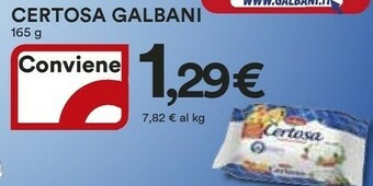 Coop Galbani Certosa offerta