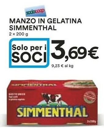 Coop Simmenthal Carne in scatola offerta