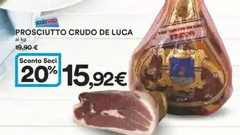 Coop De luca Prosciutto crudo offerta