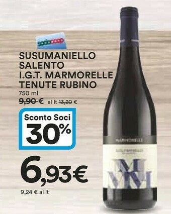 Coop Rubino Vino offerta