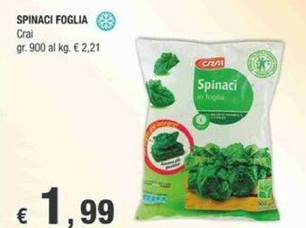 Crai Spinaci offerta
